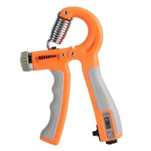 Adjustable Hand Gripper 10–60kg with Built-in Counter | Forearm Strength & Grip Training Exercise Tool