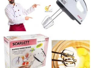 Scarlett – Electric Egg Beater and Mixer for Cake Cream – White